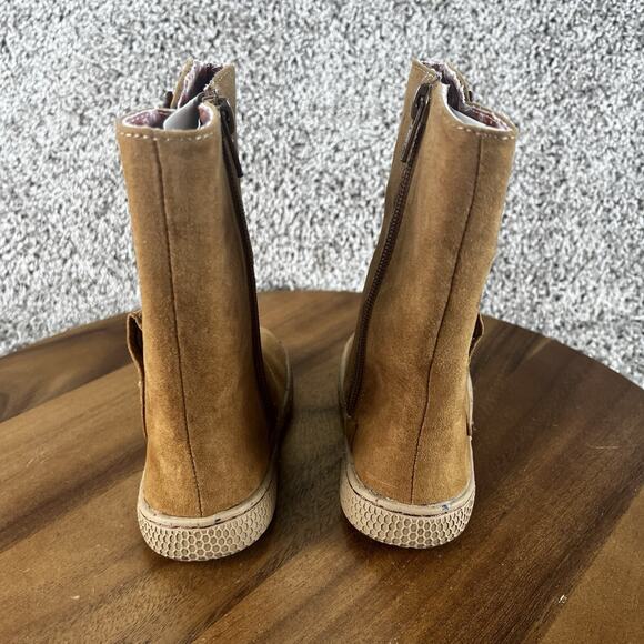 Livie & Luca Neve Flower Toddler Size 7 Full Boot Caramel Girls Shoes Brown - Picture 6 of 12